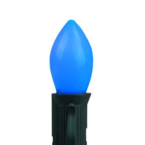 Pack of 4 Opaque Blue LED C7 Christmas Replacement Bulbs