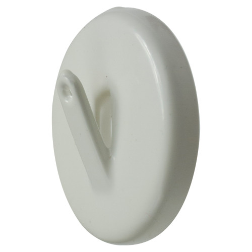 2.75" White Magnetic Christmas Wreath Hanger