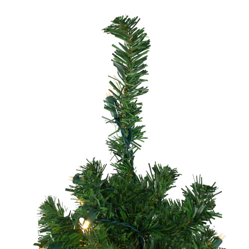 4' Pre-Lit Mixed Classic Pine Medium Artificial Christmas Tree - Warm Clear LED Lights