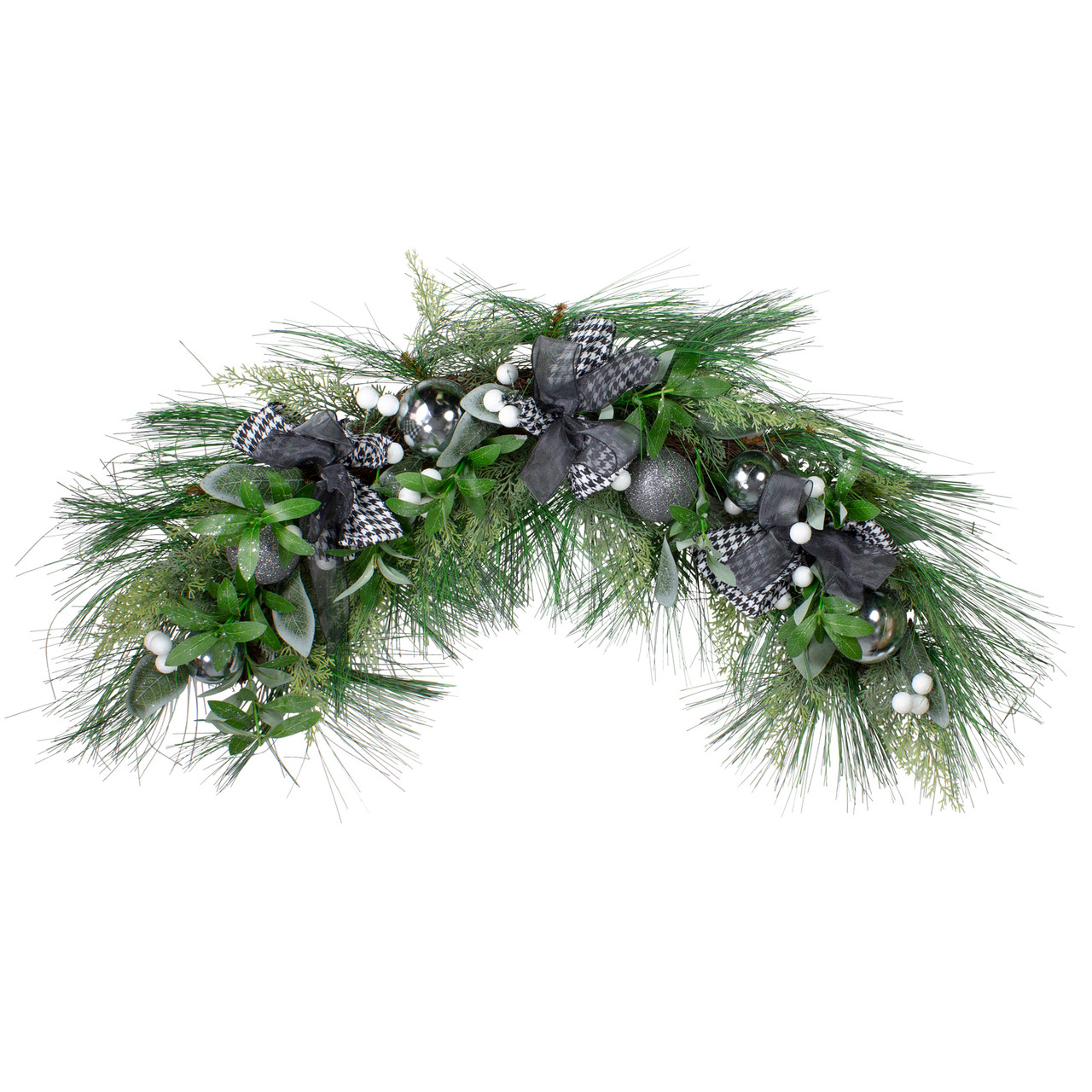 Real Touch? Winter Foliage and Berries Artificial Christmas Swag - 36" - Unlit