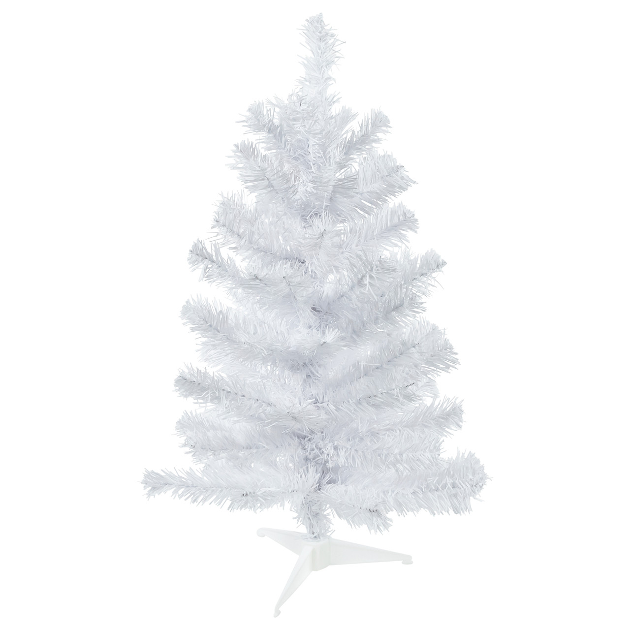24" White Balsam Pine Mini Artificial Christmas Tree - Unlit