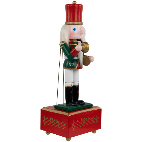 Musical and Animated Cymbalist Christmas Nutcracker - 12"