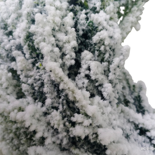 Heavily Flocked Pine Artificial Christmas Wreath - 11.75" - Unlit