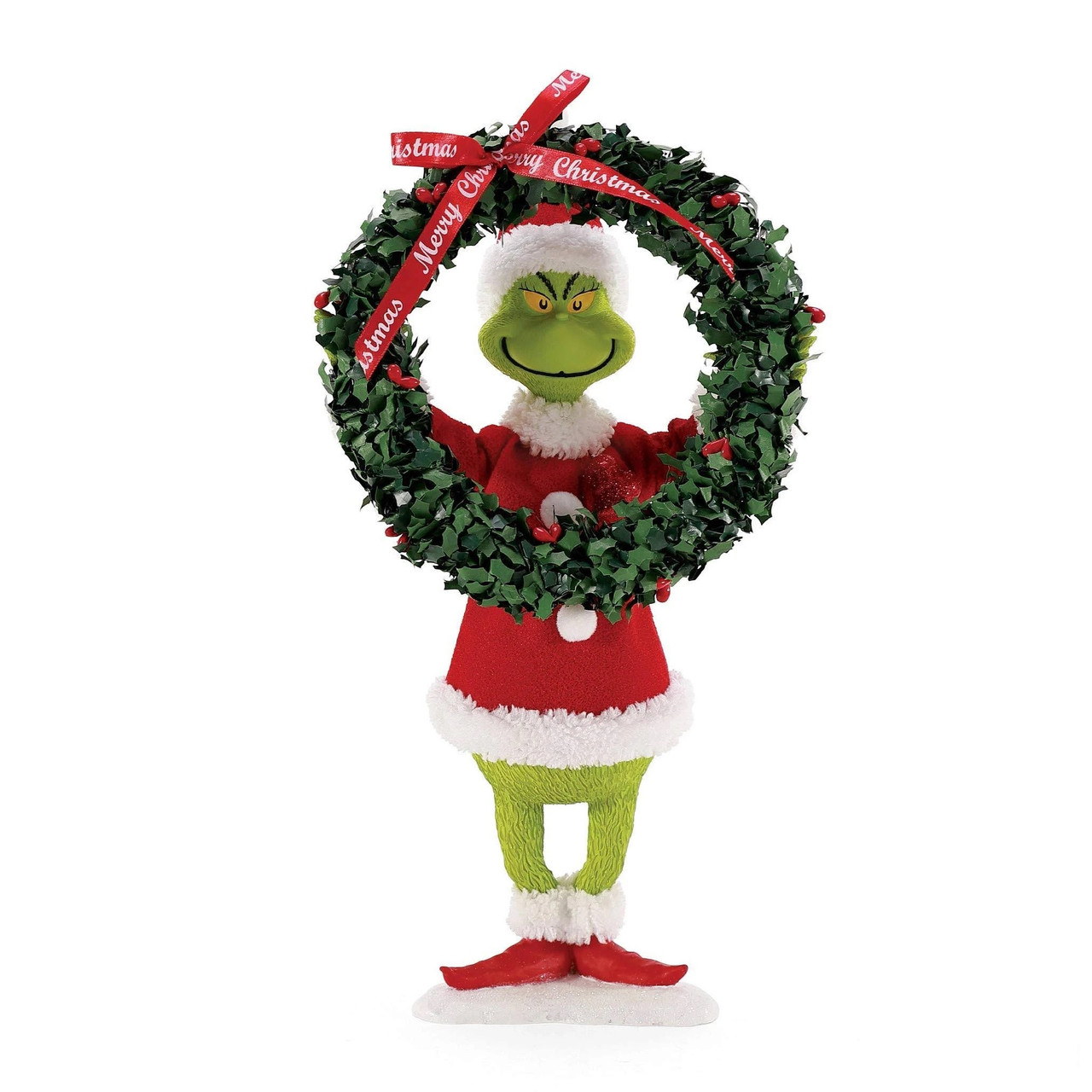 Dept 56 Grinch Decorates Christmas Figure
