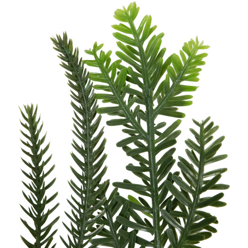 6' Mixed Foliage with Pine Cones and Berries Christmas Garland, Unlit