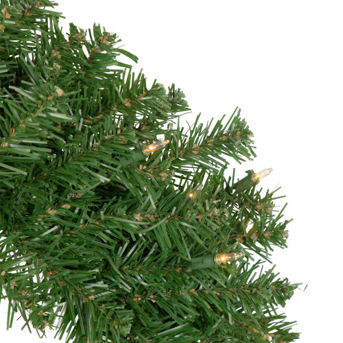 5-Piece Pre-Lit Artificial Wolcott Spruce Christmas Entryway Set