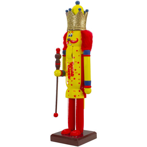 14" Tootsie Roll Sugar Daddy Wooden Christmas Nutcracker Figure