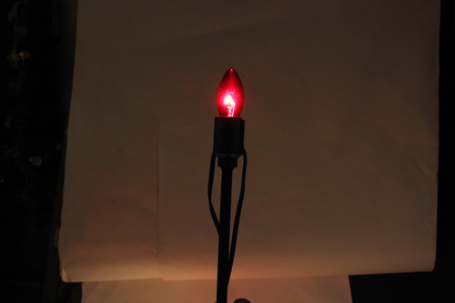 Set of 15 Lighted Red, Clear and Green C9 Christmas Pathway Marker Decor