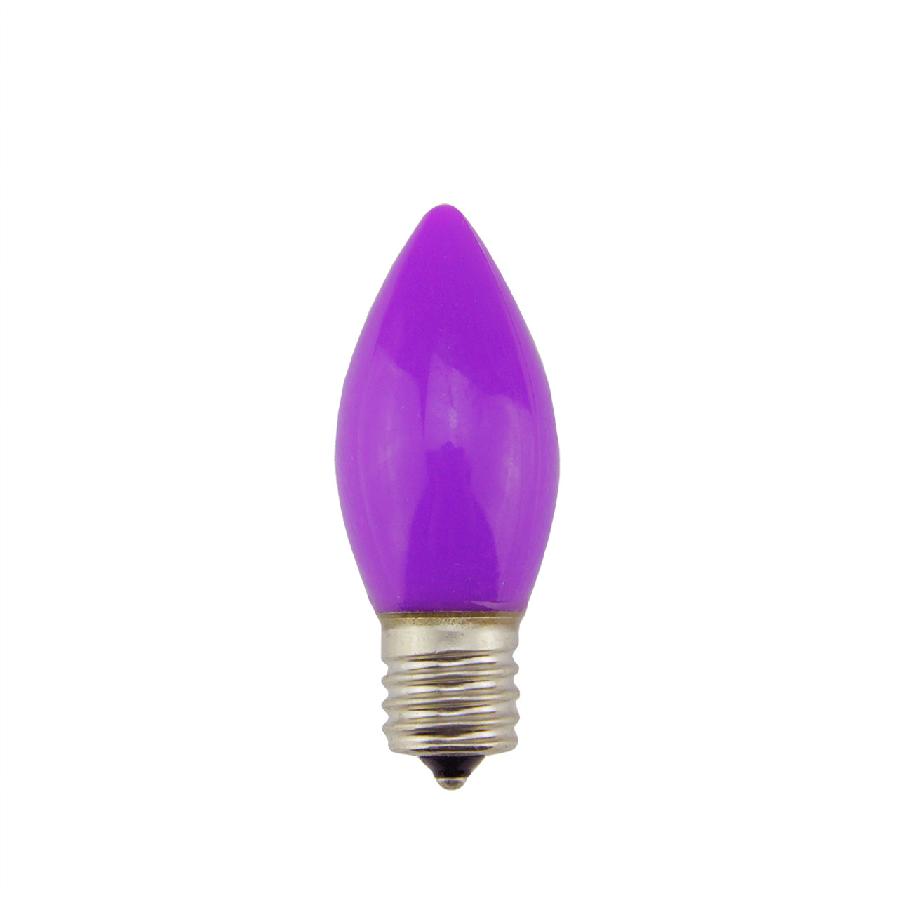Pack of 4 Opaque Purple C9 Christmas Replacement Bulbs