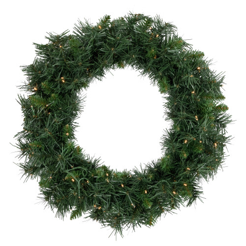 Pre-Lit Battery Operated Norwich Pine Artificial Christmas Entryway Set - 5-Piece - Clear Lights