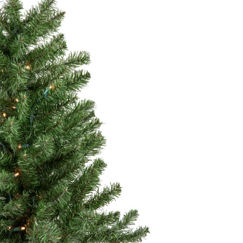 3' Pre-Lit Canadian Pine Artificial Christmas Tree, Clear LED Lights