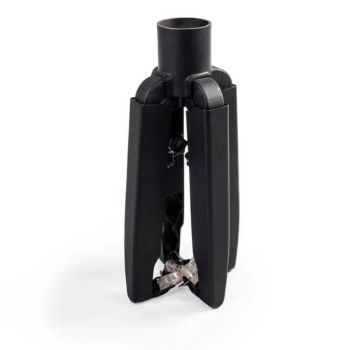 Adjustable Rolling Christmas Tree Stand for Trees 7.5'-12' - Black