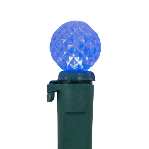 LED G12 Berry Christmas Lights - Multicolor - 16' Green Wire - 50 ct