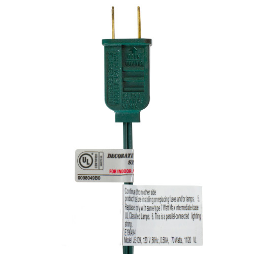 15-Count Red and Green G50 Globe Christmas Light Set, 13.5 ft Green Wire