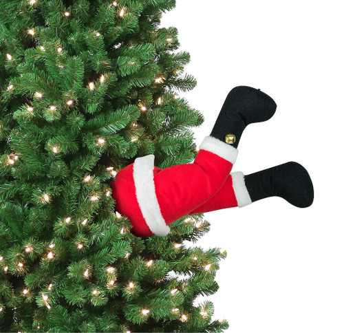 Mr. Christmas Animated Kicking Santa Christmas Tree Decoration