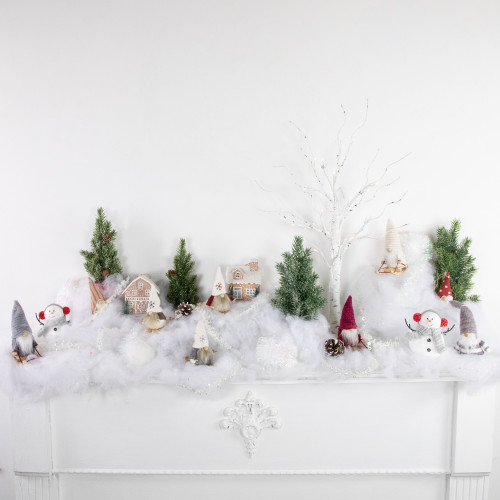 Set of 3 Skiing Gnomes Christmas Ornaments 4.5"