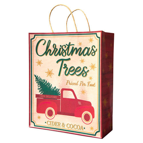 Pack of 12 Assorted Large Christmas Gift Bags with Handle