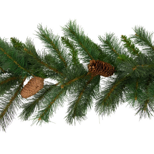 Pine and Pine Cones Artificial Christmas Garland - 9' x 12" - Unlit