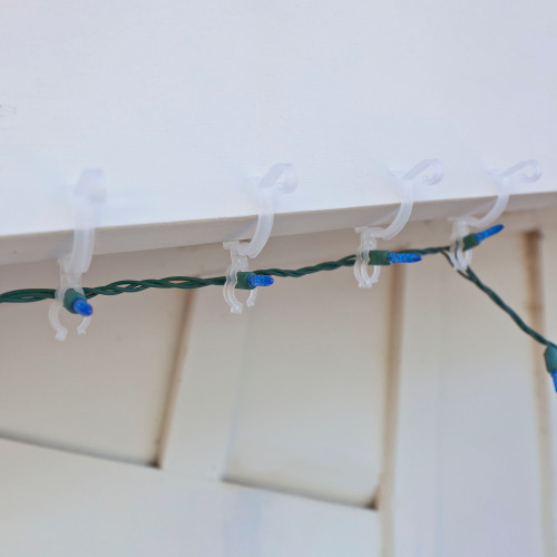 Bucket of 150 Clear Max Pro Anywhere Flip Christmas Light Clips