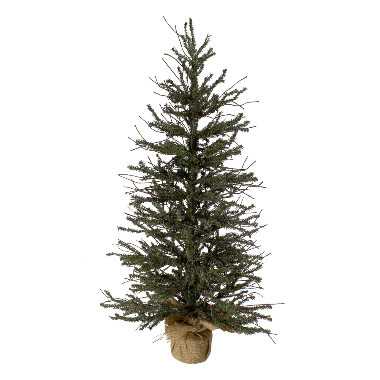 3' Warsaw Two-Tone Twig Artificial Christmas Tree - Unlit