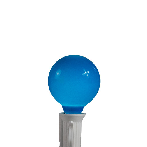 G40 Globe Christmas Light Set - Red, White and Blue - 9' White Wire - 10ct