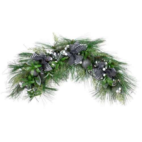 Real Touch? Winter Foliage and Berries Artificial Christmas Swag - 36" - Unlit