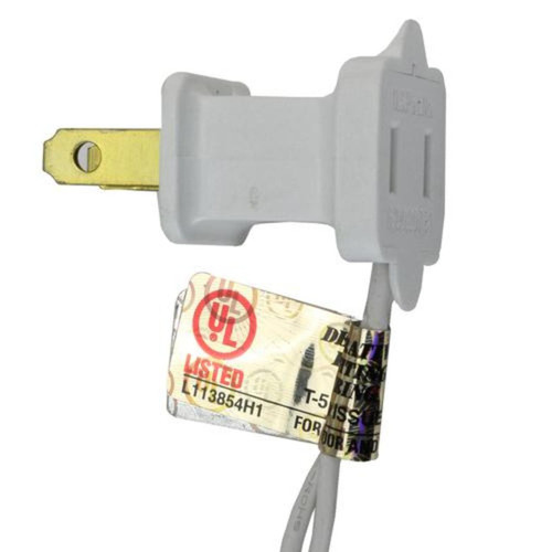 10ct Blue and White Snowflake Christmas Light Set �C 4.5-Feet, White Wire