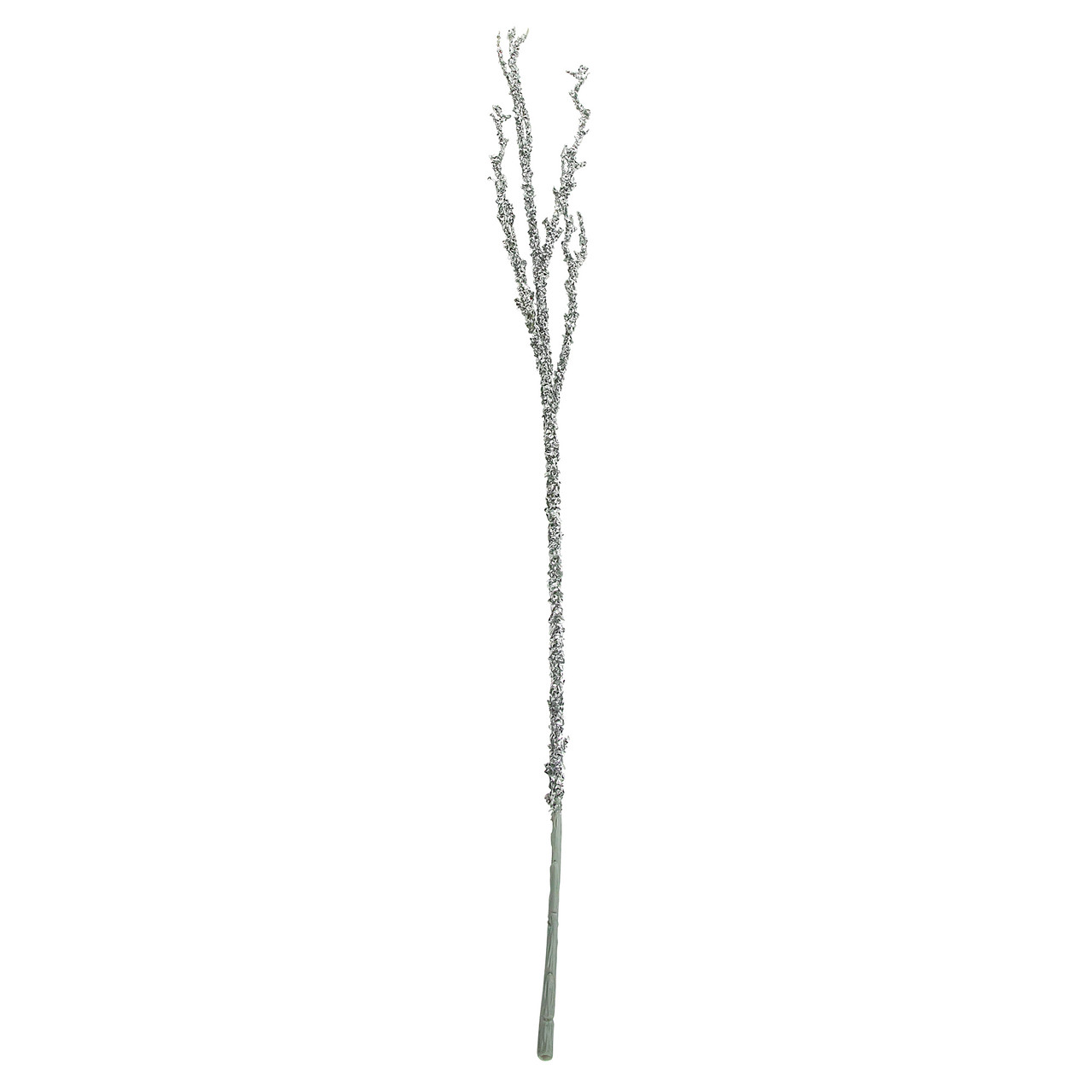 31" Glittered Silver Artificial Twig Christmas Spray