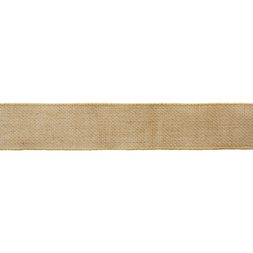 48" x 10" Burlap and Buffalo Plaid 16 Loop Christmas Bow Decoration