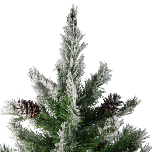 4' Flocked Angel Pine Artificial Christmas Tree - Unlit