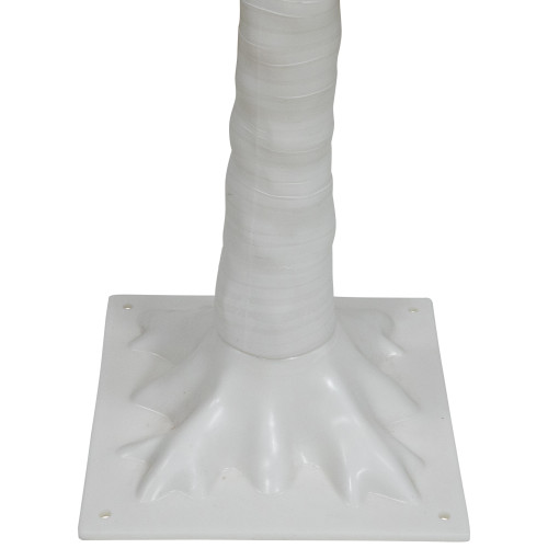 5' LED Lighted White Lace Artificial Christmas Tree - Warm White Lights