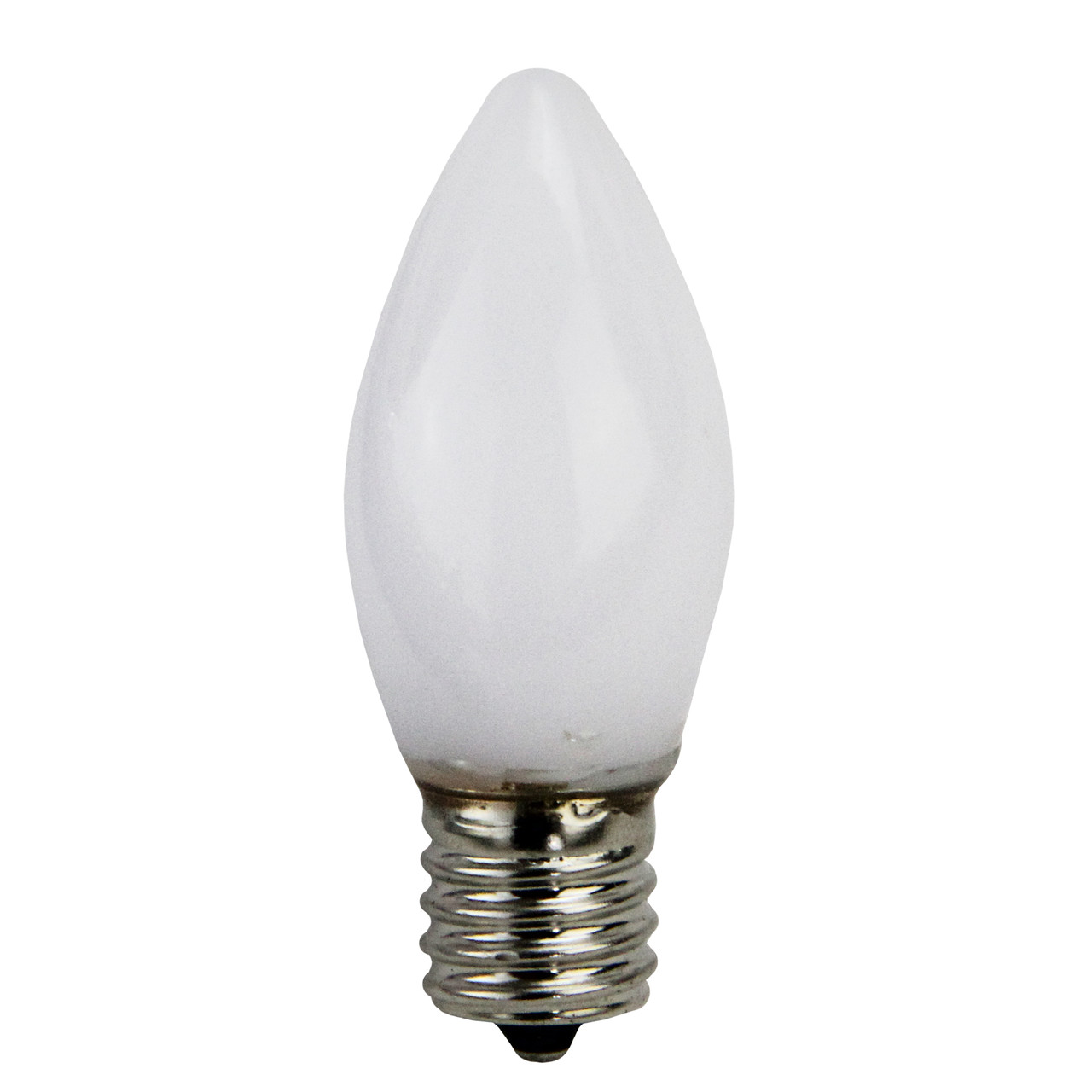 Pack of 4 Opaque White C9 LED Christmas Replacement Bulbs