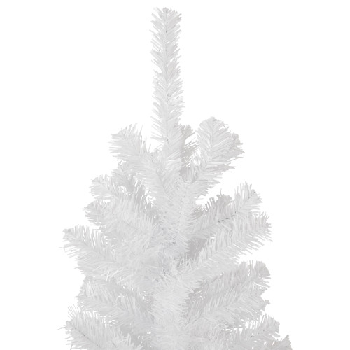 6.5' White Georgian Pine Slim Artificial Christmas Tree, Unlit