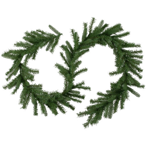 9' x 10" Green Sierra Noble Fir Artificial Christmas Garland, Unlit