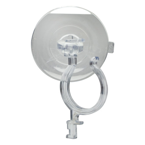 7" Clear Jumbo Suction Cup Christmas Wreath Hook