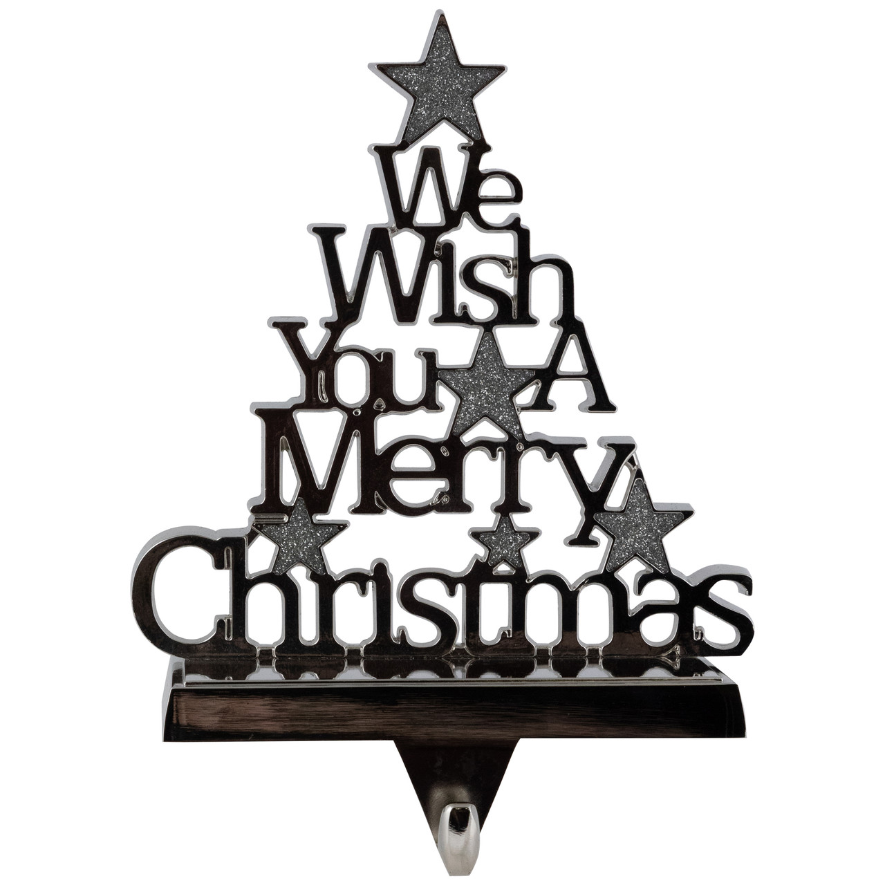 We Wish You a Merry Christmas Tree Stocking Holder - 6.25"