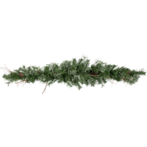 Country Mixed Pine with Pinecones Artificial Christmas Garland - 6' x 9" - Unlit