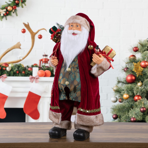 24" Old World Style Santa Claus Christmas Figure