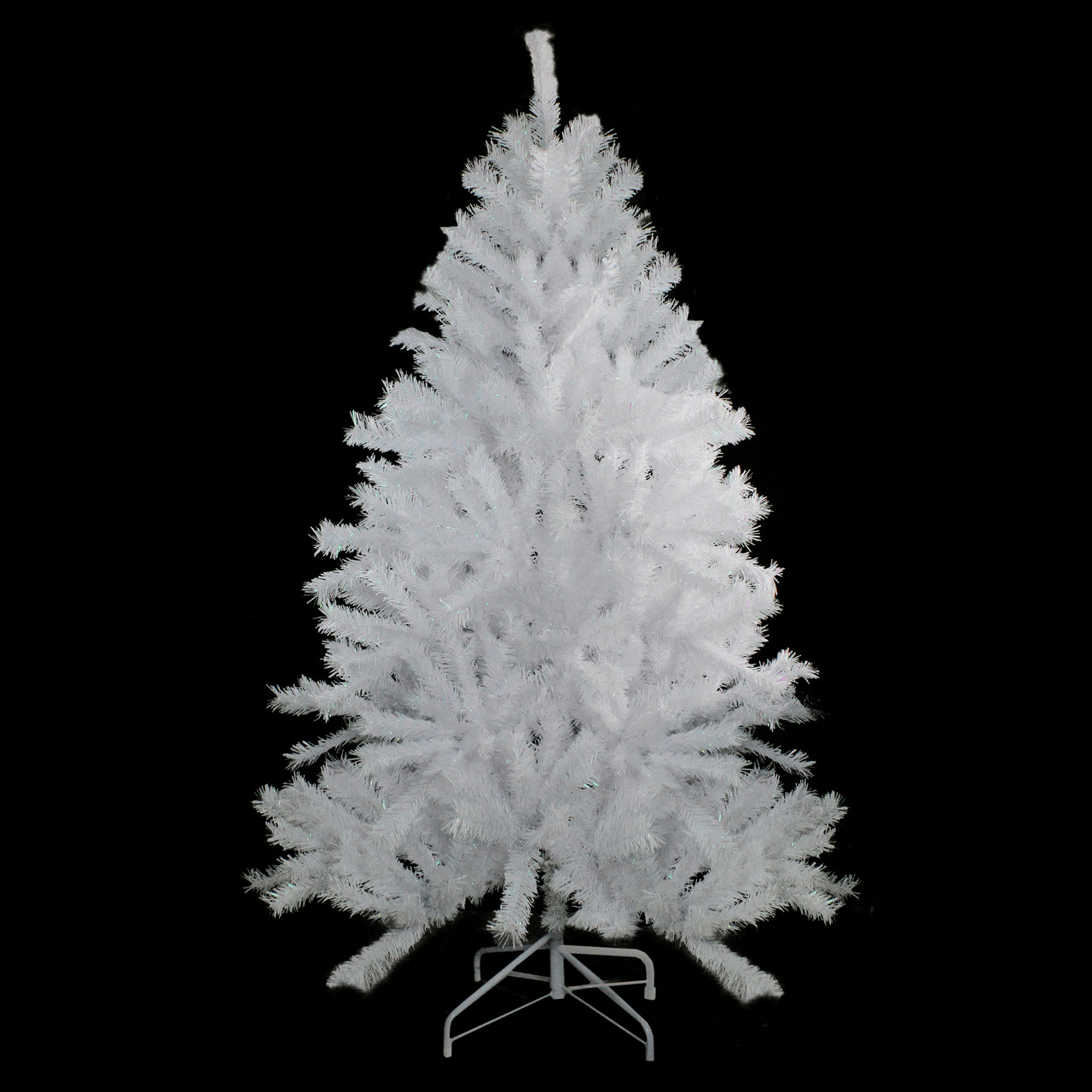 7' Full Icy White Spruce Artificial Christmas Tree - Unlit