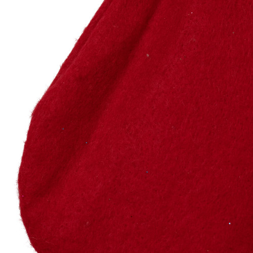 19" Red Jolly Snowmen Scene Christmas Stocking