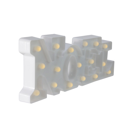 17" White 'NOEL' LED Christmas Marquee Wall Sign