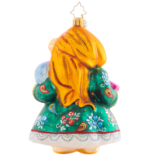 Christopher Radko Muffy's Fortune Glass Christmas Ornament 1021478
