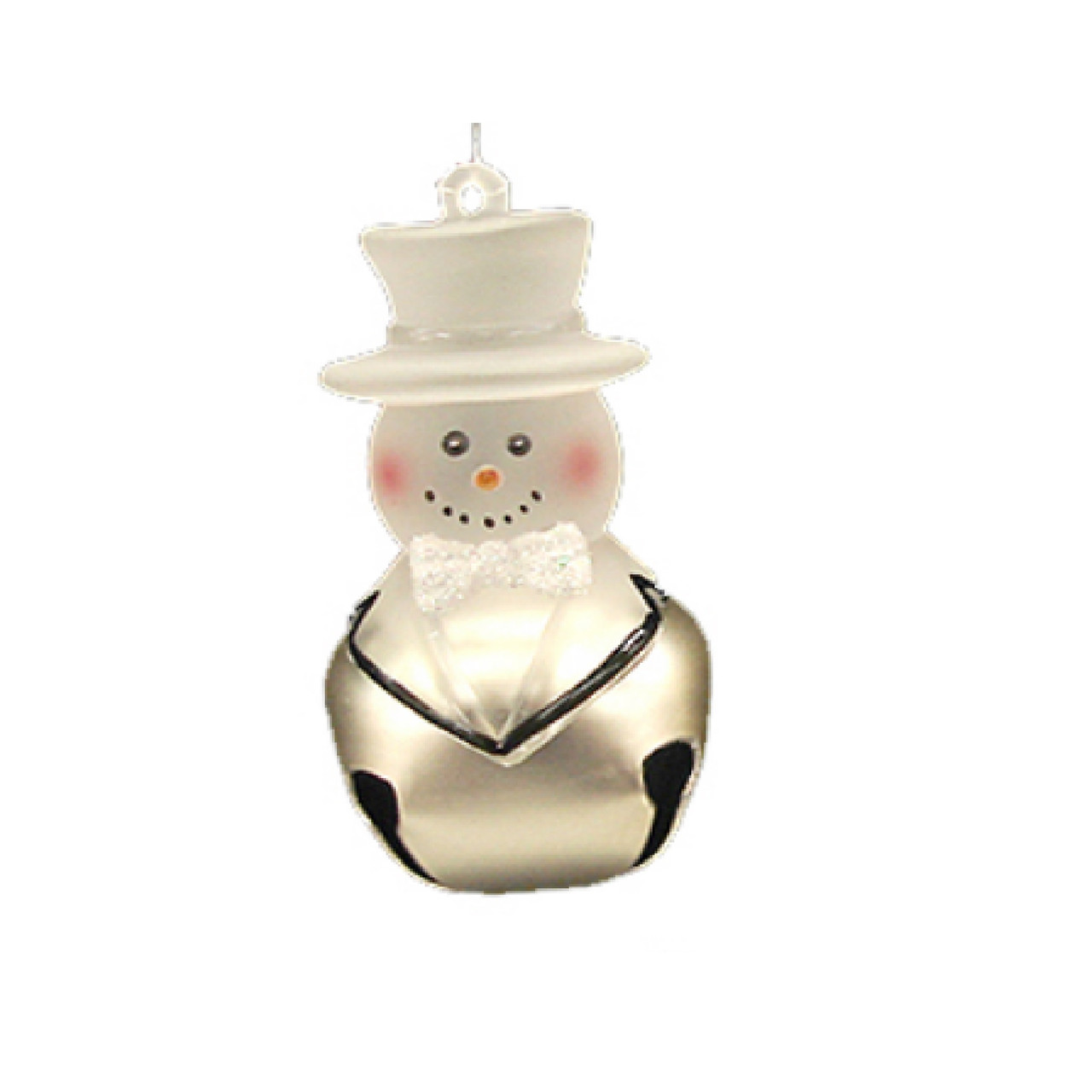 2.5" Beige and Black Groom Holiday Collections Wedding Jingle Buddies Christmas Ornament