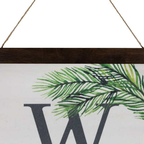 43" Cardinal Welcome Christmas Wall Sign