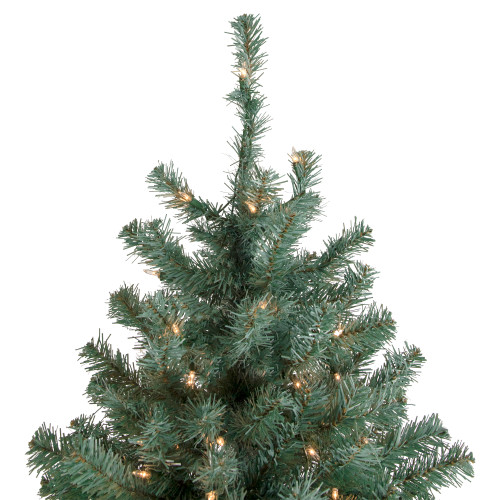 7.5' Pre-Lit Colorado Blue Spruce Artificial Christmas Tree, Clear Lights