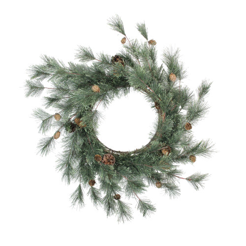 Mixed Pine Cones Artificial Christmas Wreath - 26" - Unlit