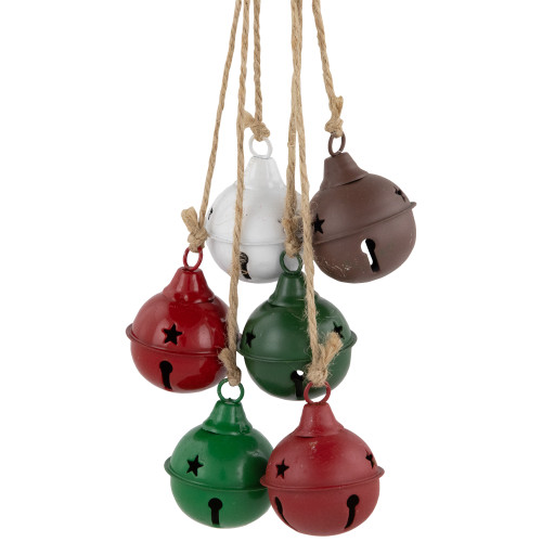 Cascading Christmas Jingle Bell Ornaments - 13.5" - Set of 2