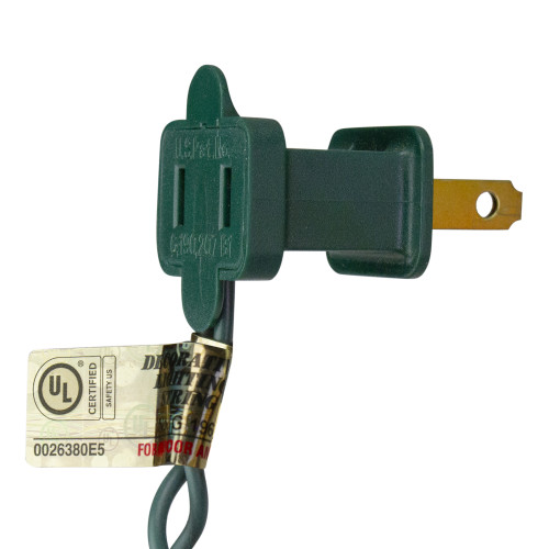 10 Count Peppermint Candy Christmas Light Set, 6ft Green Wire