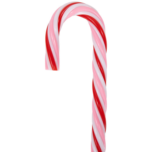 Peppermint Candy Cane Christmas Ornaments - 7" - Red and White - 12 ct