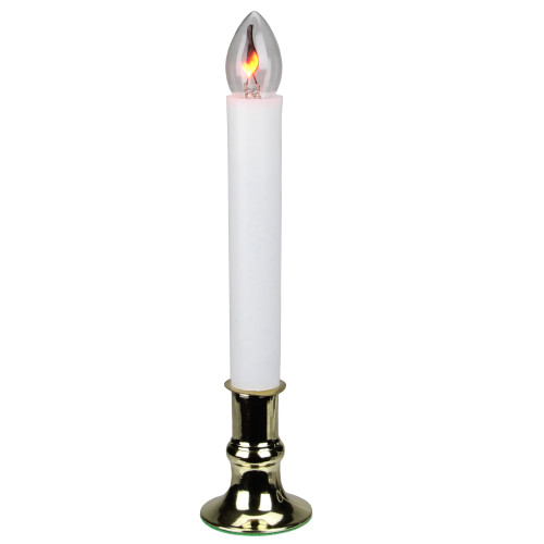 Single Flicker Flame Christmas Candle Lamp - 8.75"